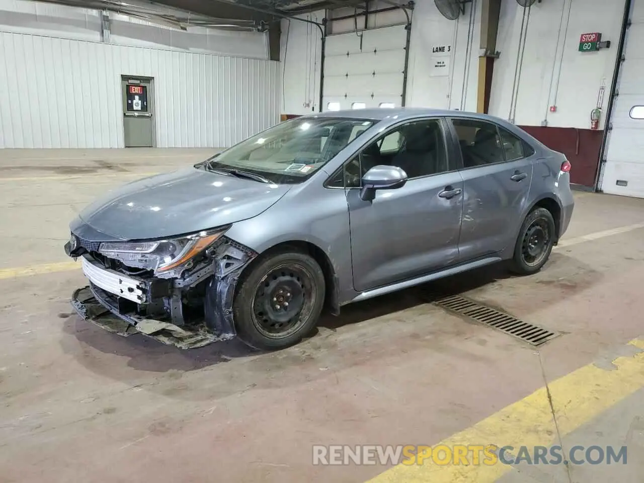 1 fotografías del automóvil dañado JTDEPRAE1LJ068645 TOYOTA COROLLA 2020