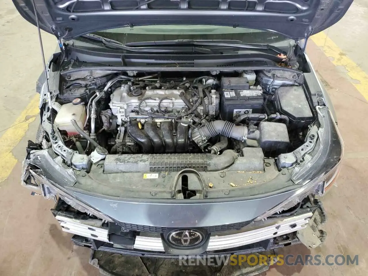 11 fotografías del automóvil dañado JTDEPRAE1LJ068645 TOYOTA COROLLA 2020