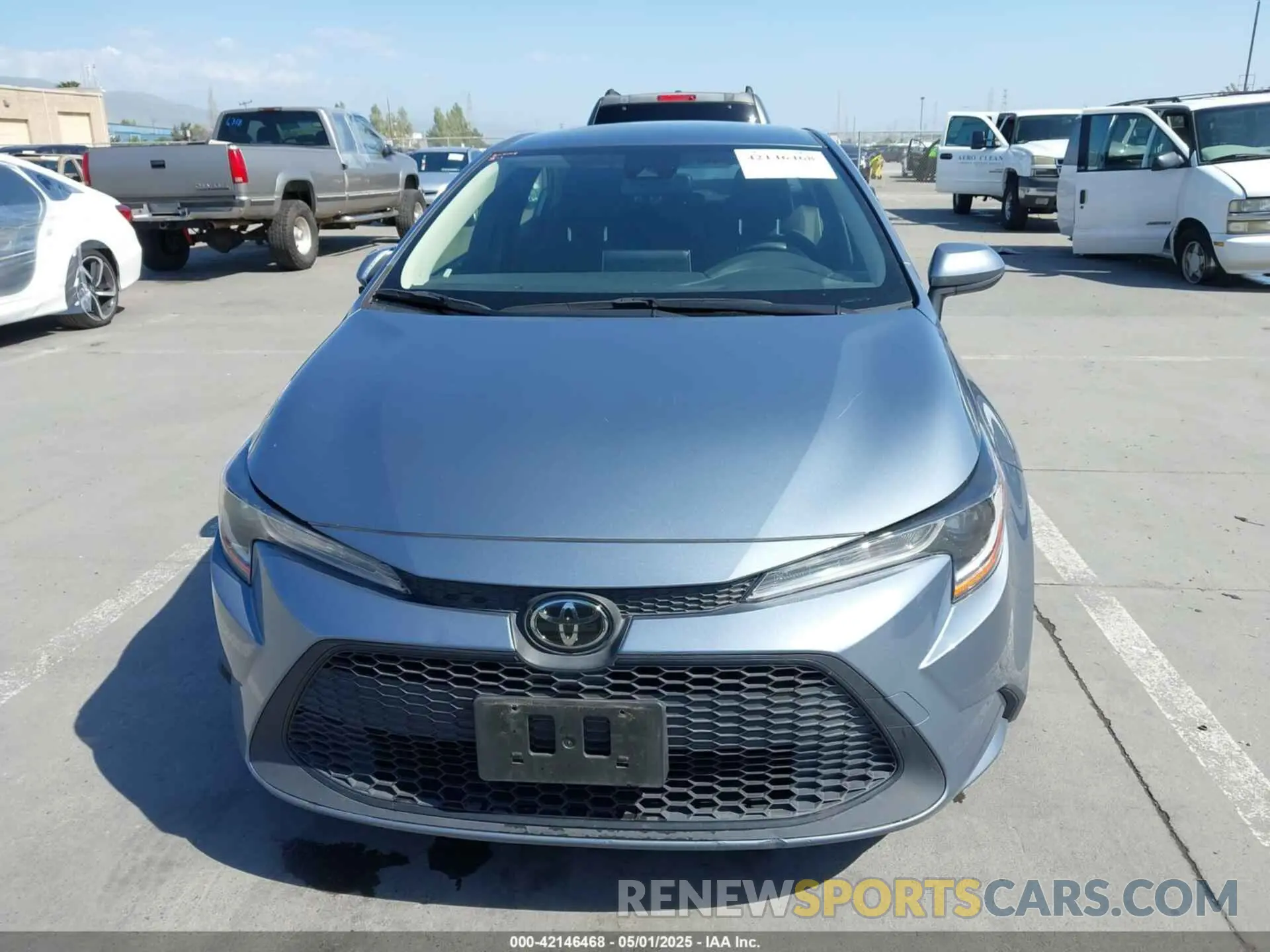 13 fotografías del automóvil dañado JTDEPRAE1LJ070511 TOYOTA COROLLA 2020
