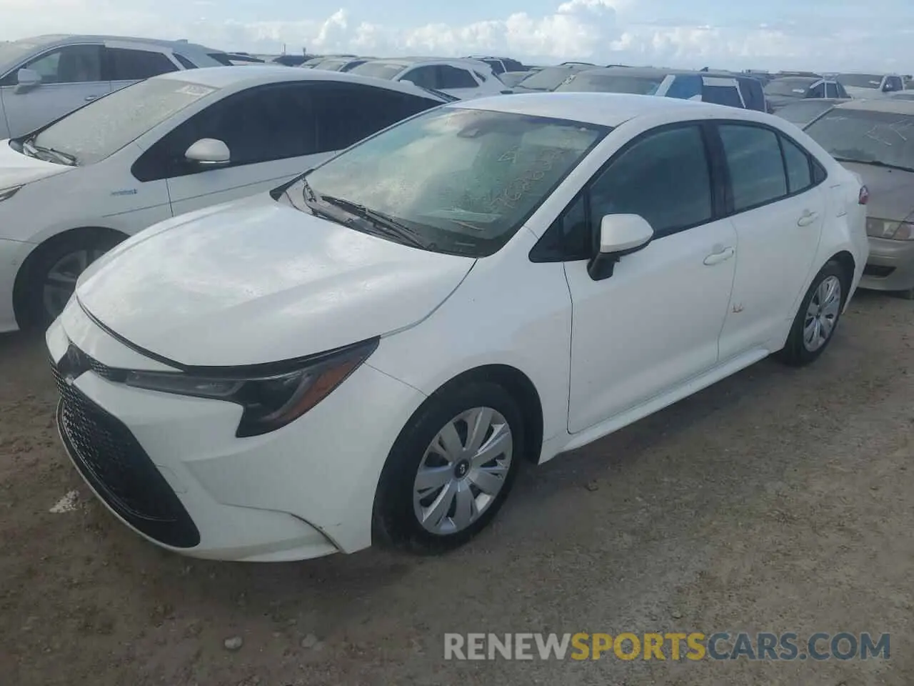 1 fotografías del automóvil dañado JTDEPRAE1LJ072288 TOYOTA COROLLA 2020