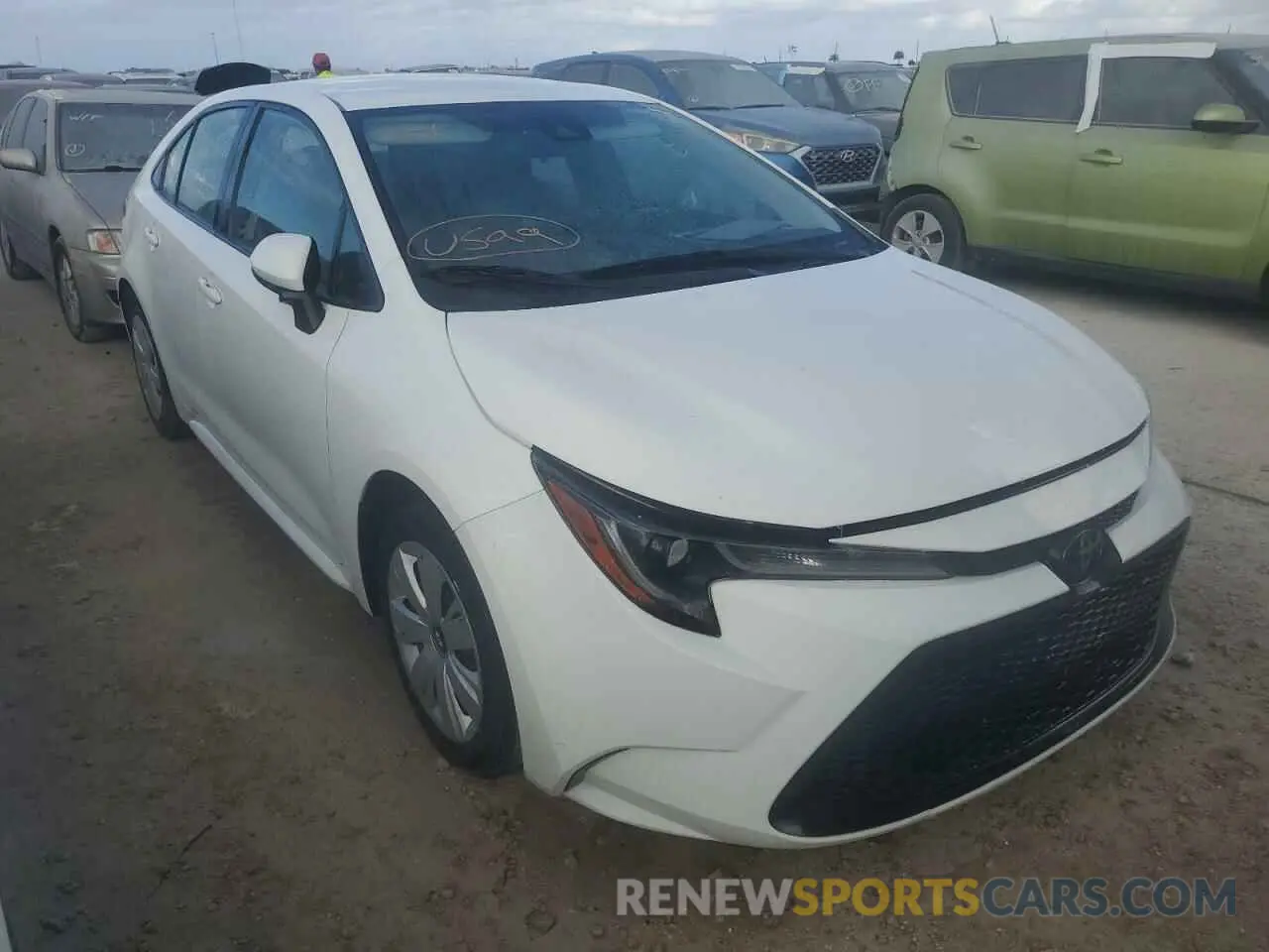 4 fotografías del automóvil dañado JTDEPRAE1LJ072288 TOYOTA COROLLA 2020