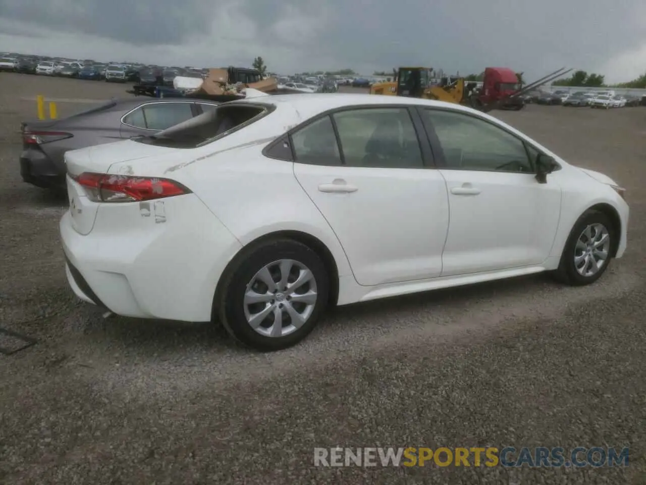 3 fotografías del automóvil dañado JTDEPRAE1LJ078026 TOYOTA COROLLA 2020