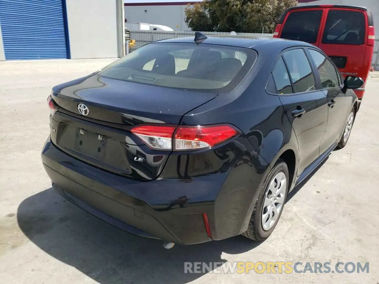 4 fotografías del automóvil dañado JTDEPRAE1LJ089544 TOYOTA COROLLA 2020
