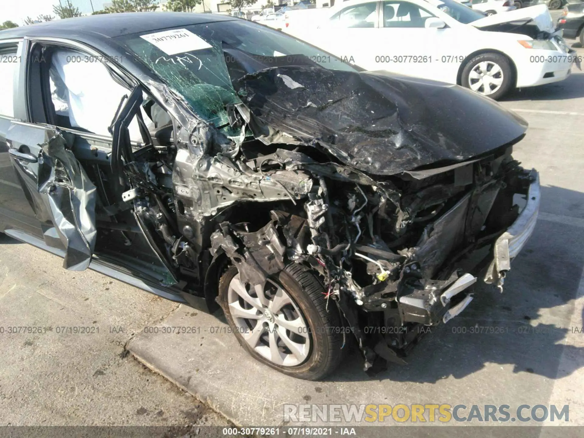 6 fotografías del automóvil dañado JTDEPRAE1LJ091455 TOYOTA COROLLA 2020