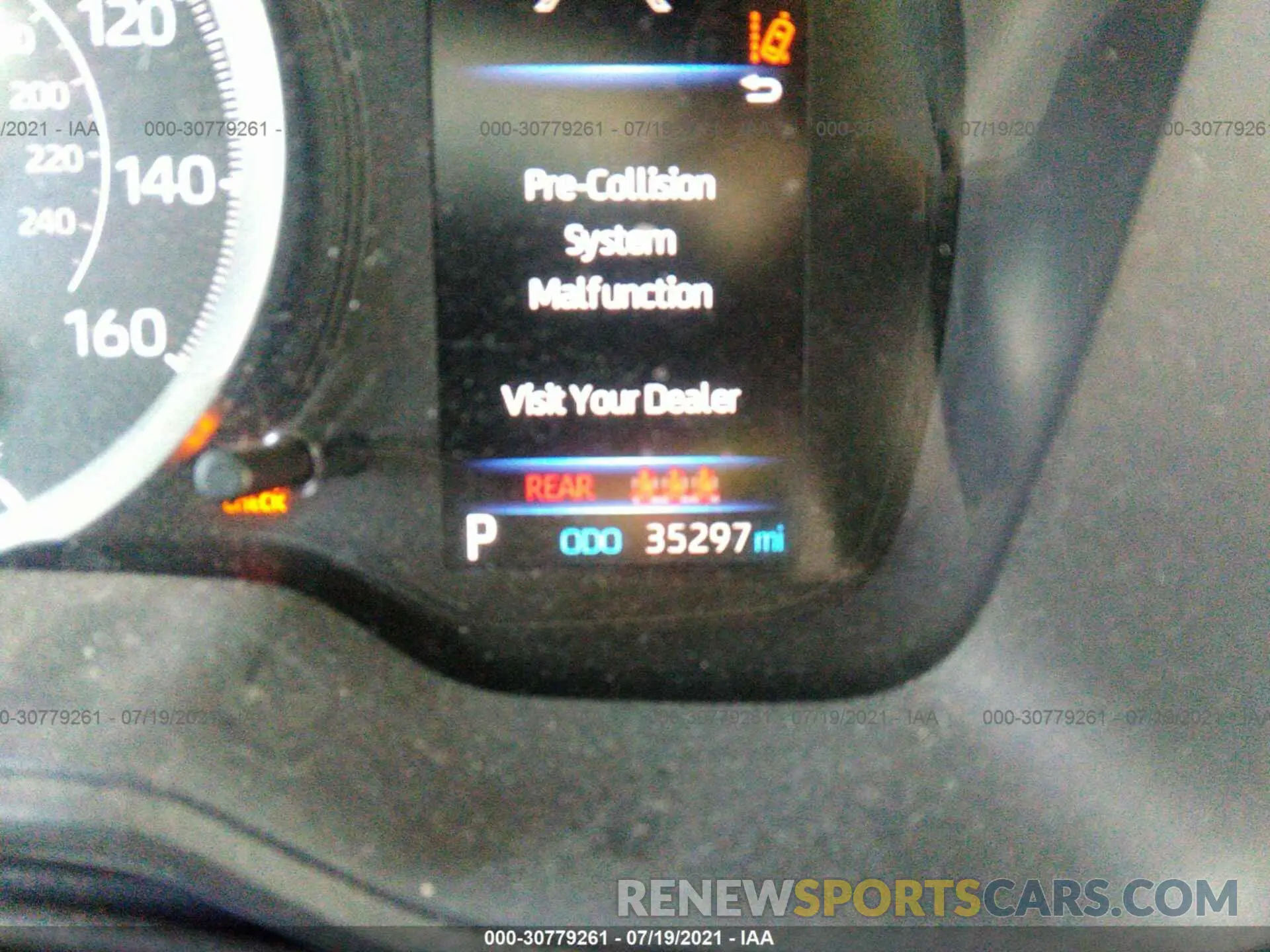 7 fotografías del automóvil dañado JTDEPRAE1LJ091455 TOYOTA COROLLA 2020