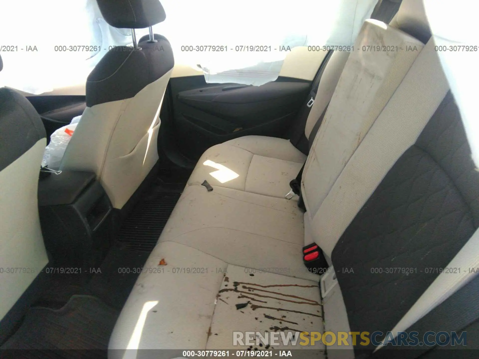 8 fotografías del automóvil dañado JTDEPRAE1LJ091455 TOYOTA COROLLA 2020