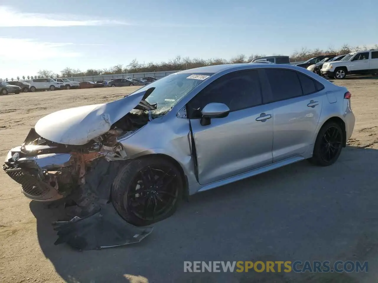 1 fotografías del automóvil dañado JTDEPRAE1LJ093478 TOYOTA COROLLA 2020