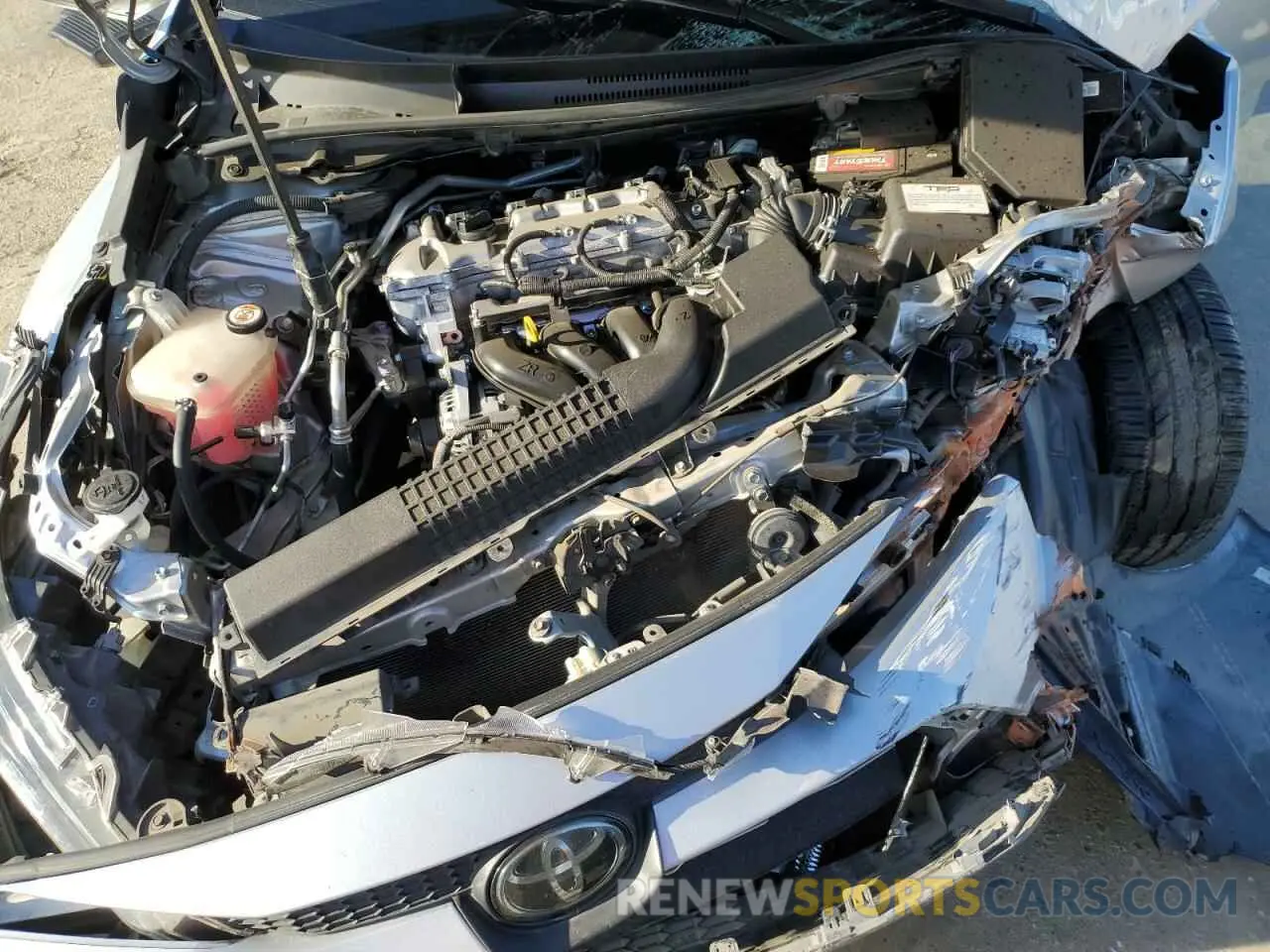 11 fotografías del automóvil dañado JTDEPRAE1LJ093478 TOYOTA COROLLA 2020