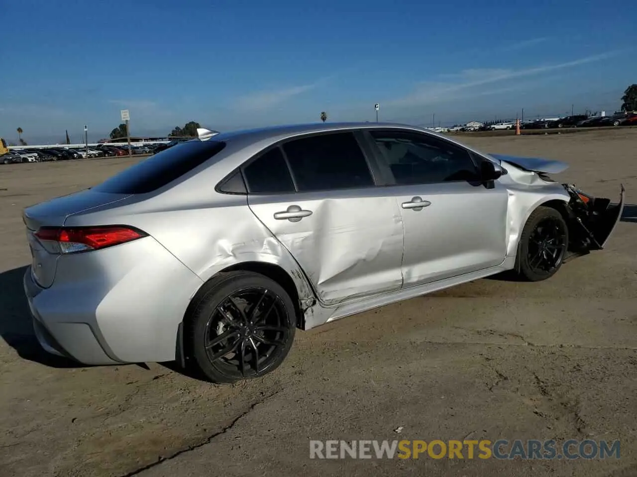 3 fotografías del automóvil dañado JTDEPRAE1LJ093478 TOYOTA COROLLA 2020