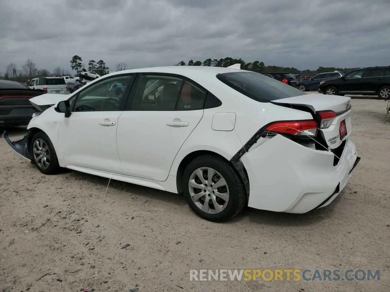 2 fotografías del automóvil dañado JTDEPRAE1LJ095232 TOYOTA COROLLA 2020