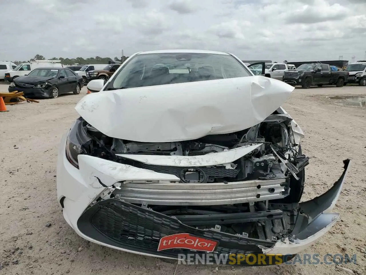 5 fotografías del automóvil dañado JTDEPRAE1LJ095232 TOYOTA COROLLA 2020
