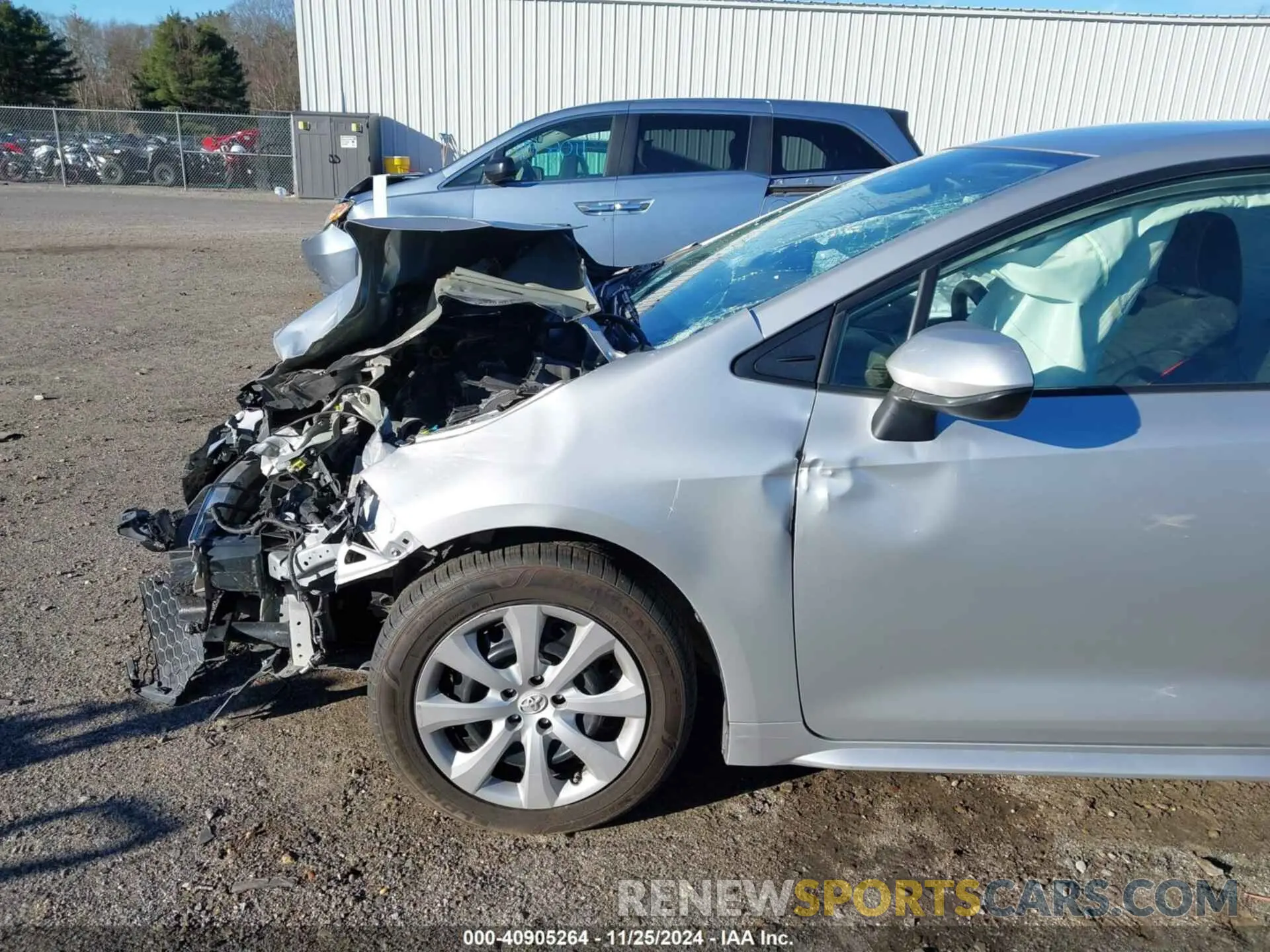 17 fotografías del automóvil dañado JTDEPRAE1LJ099362 TOYOTA COROLLA 2020