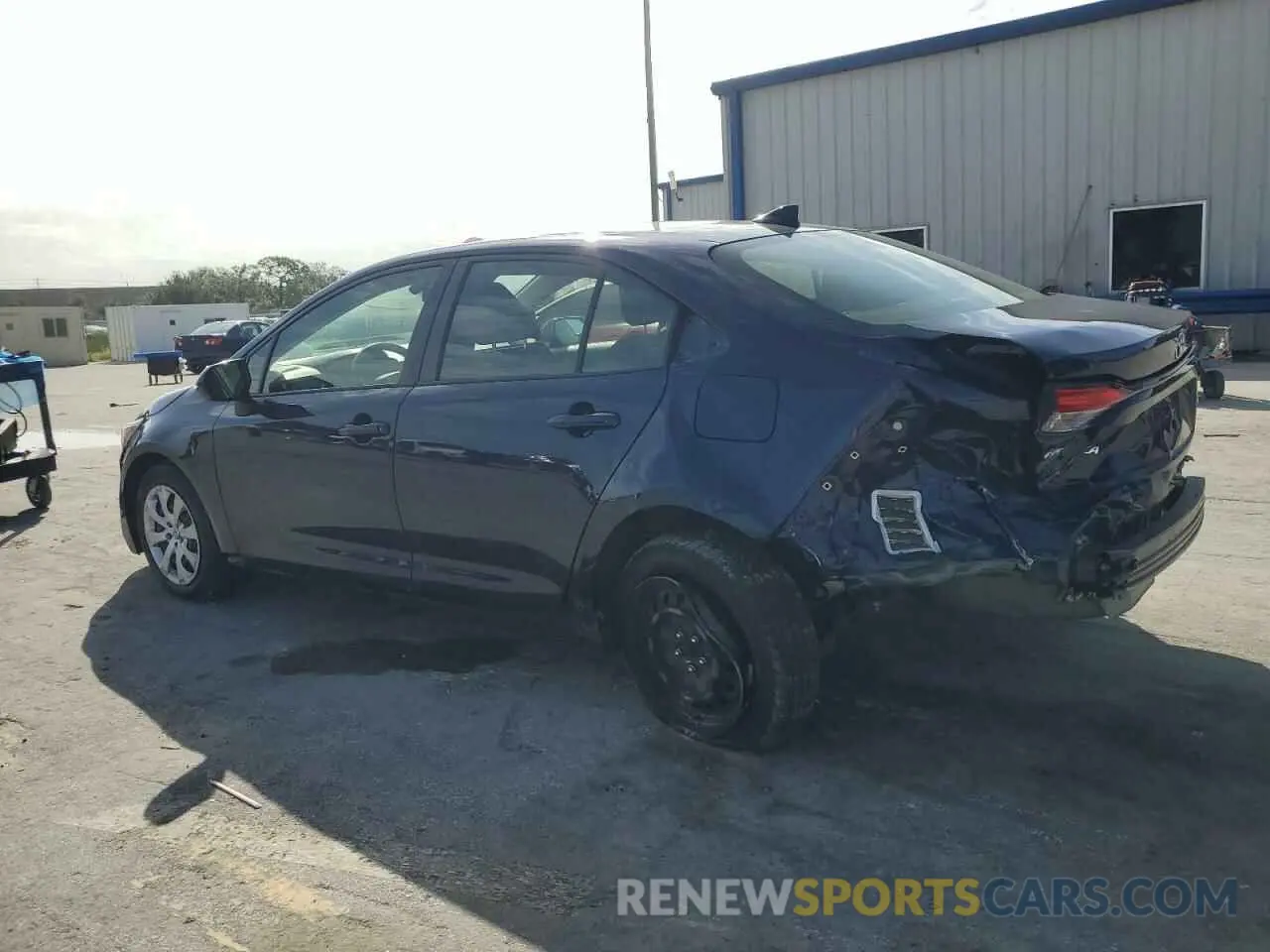2 fotografías del automóvil dañado JTDEPRAE1LJ100865 TOYOTA COROLLA 2020