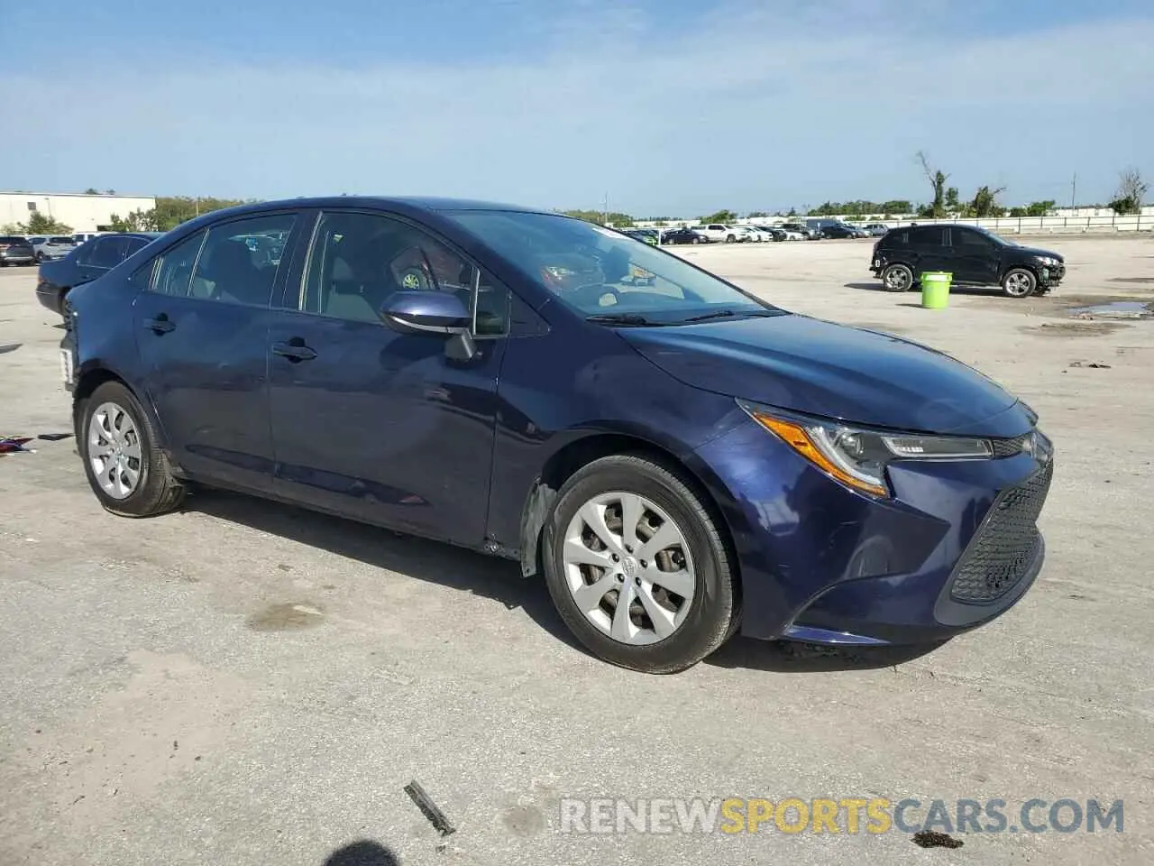 4 fotografías del automóvil dañado JTDEPRAE1LJ100865 TOYOTA COROLLA 2020