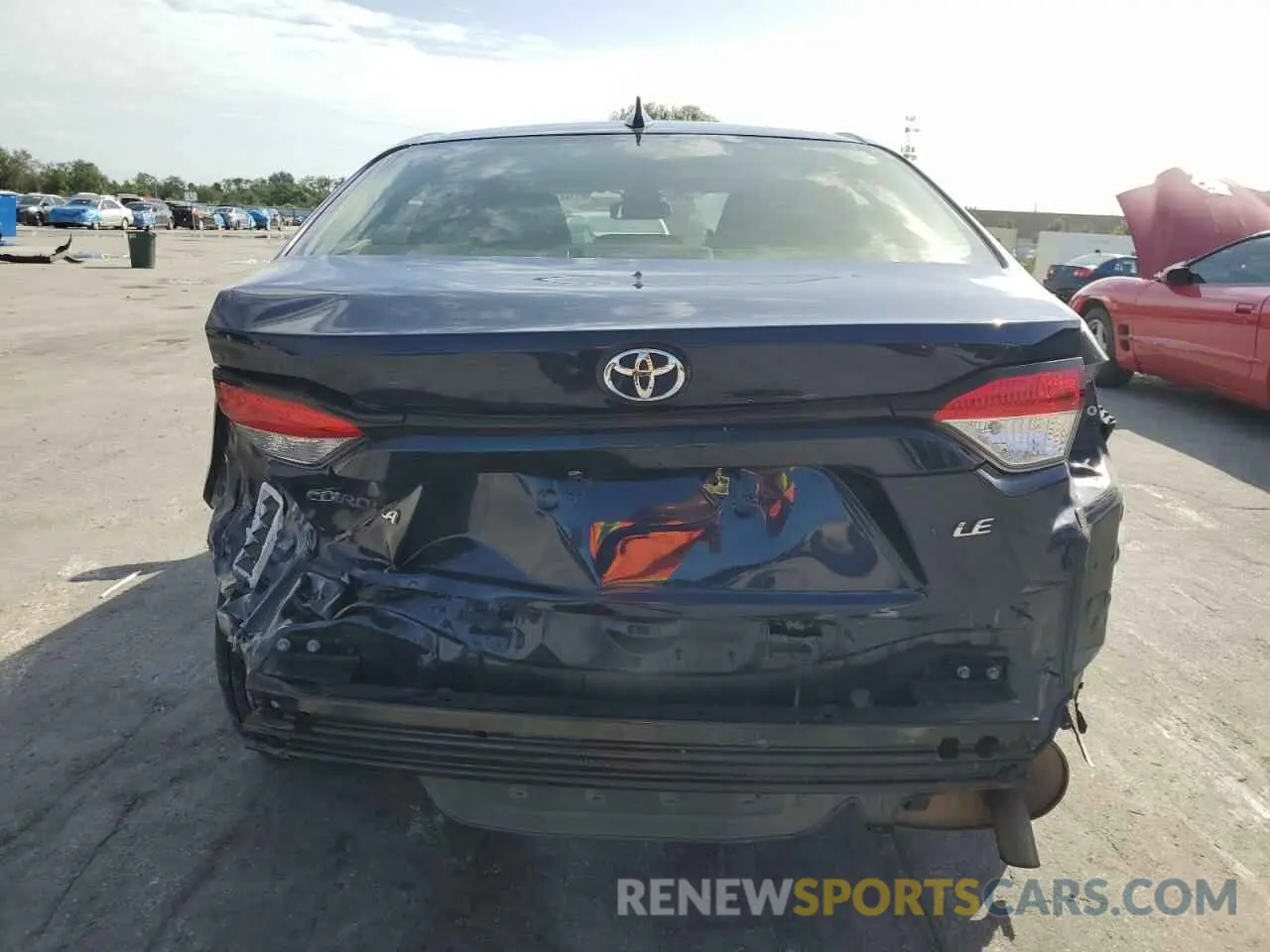 6 fotografías del automóvil dañado JTDEPRAE1LJ100865 TOYOTA COROLLA 2020