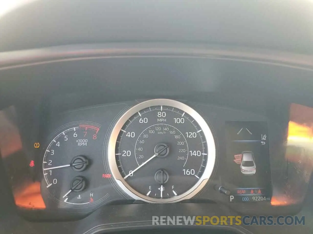 9 fotografías del automóvil dañado JTDEPRAE1LJ100865 TOYOTA COROLLA 2020