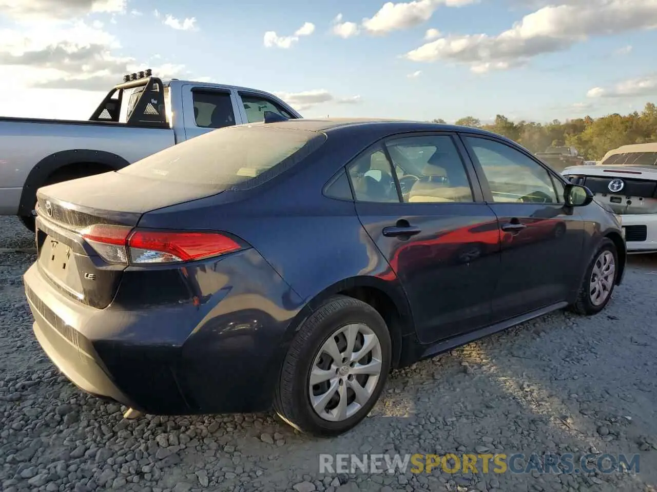 3 fotografías del automóvil dañado JTDEPRAE1LJ102082 TOYOTA COROLLA 2020