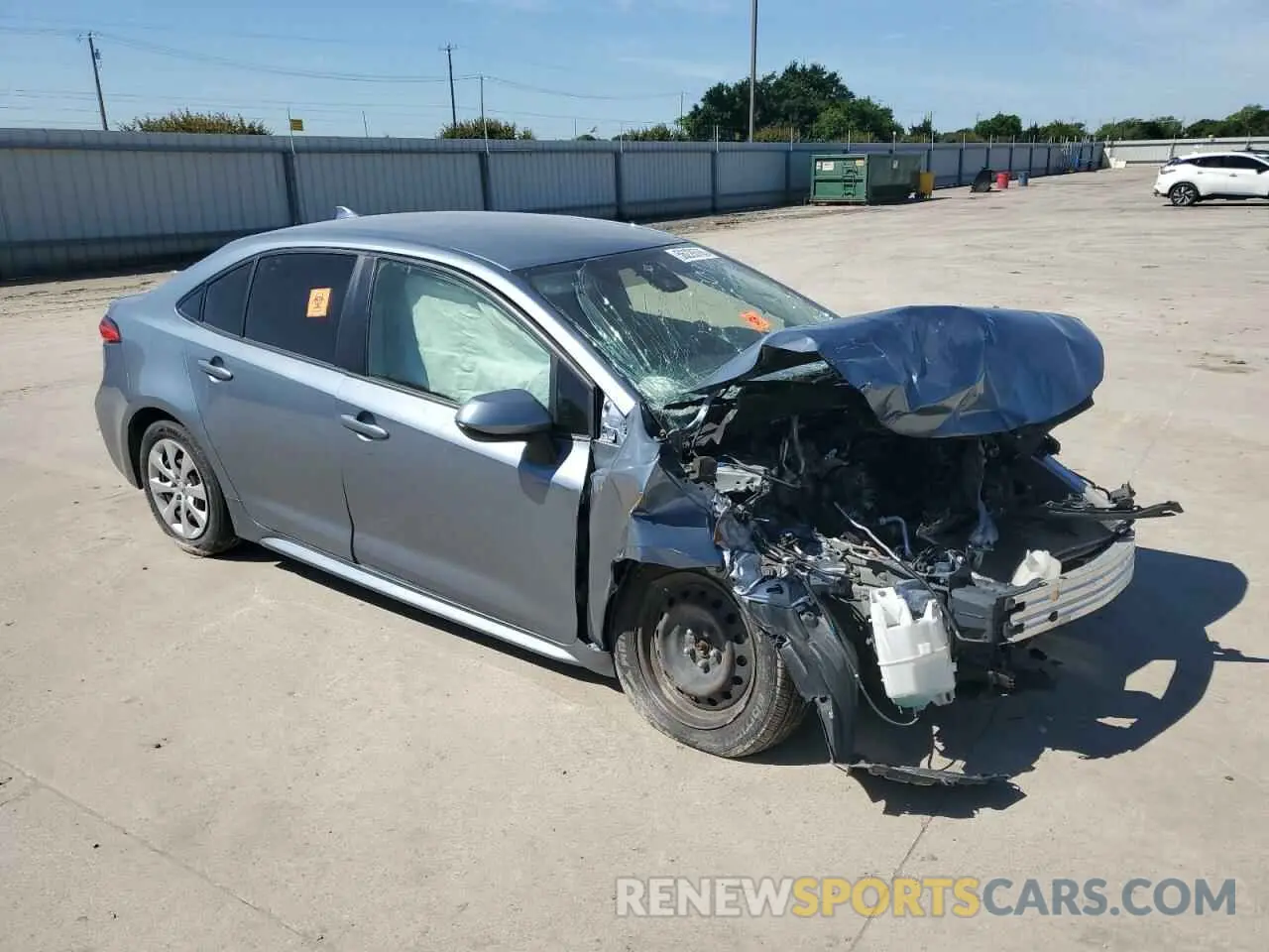 4 fotografías del automóvil dañado JTDEPRAE1LJ107069 TOYOTA COROLLA 2020