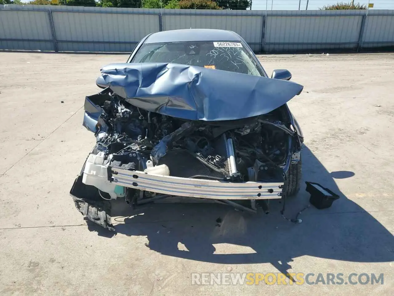 5 fotografías del automóvil dañado JTDEPRAE1LJ107069 TOYOTA COROLLA 2020