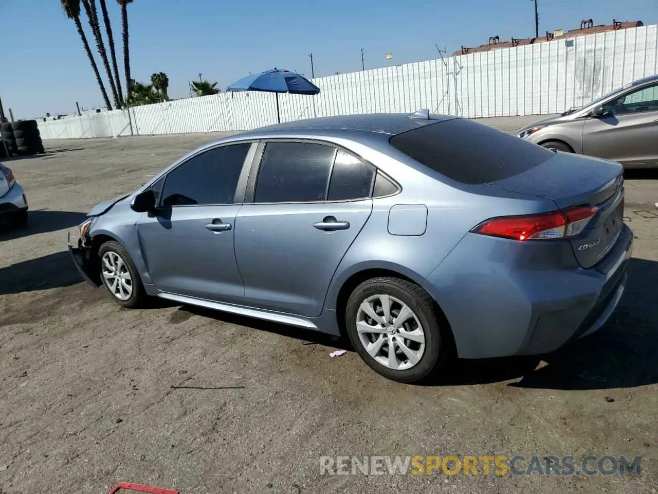 2 fotografías del automóvil dañado JTDEPRAE1LJ109131 TOYOTA COROLLA 2020