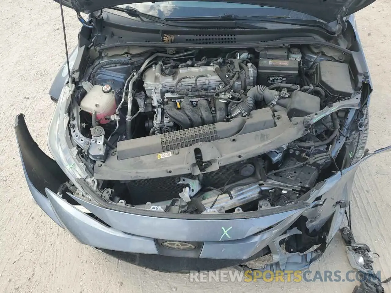 11 fotografías del automóvil dañado JTDEPRAE1LJ110912 TOYOTA COROLLA 2020