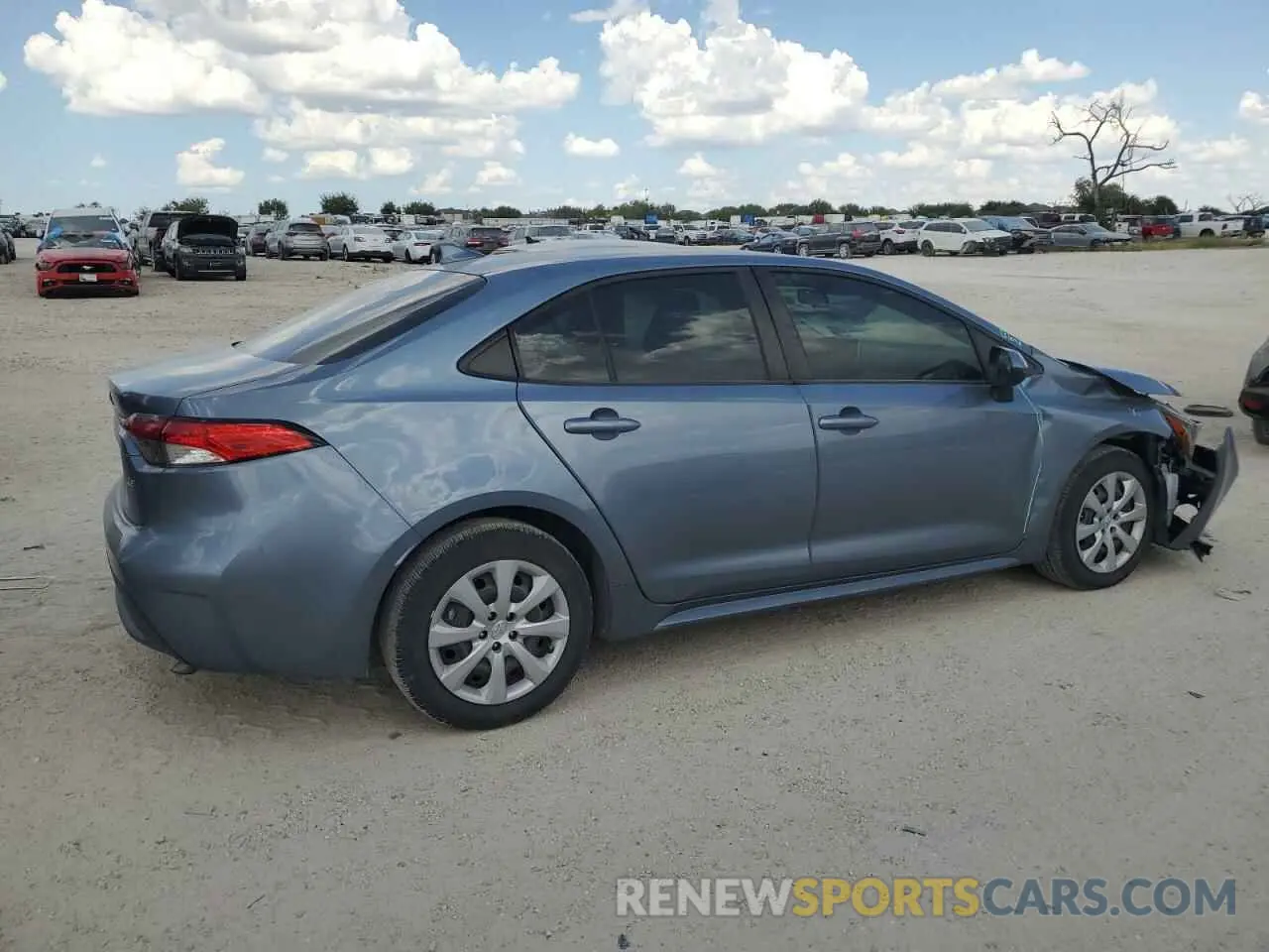 3 fotografías del automóvil dañado JTDEPRAE1LJ110912 TOYOTA COROLLA 2020