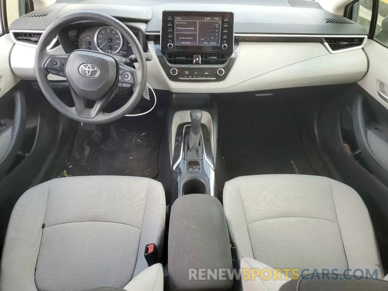 8 fotografías del automóvil dañado JTDEPRAE1LJ110912 TOYOTA COROLLA 2020