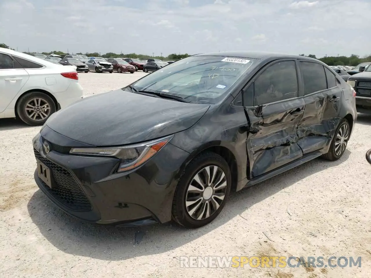2 fotografías del automóvil dañado JTDEPRAE1LJ111736 TOYOTA COROLLA 2020