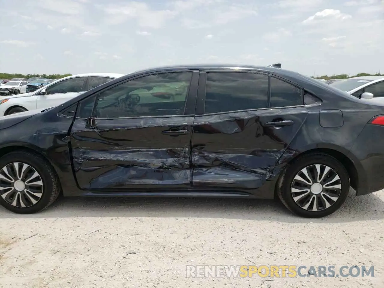 9 fotografías del automóvil dañado JTDEPRAE1LJ111736 TOYOTA COROLLA 2020