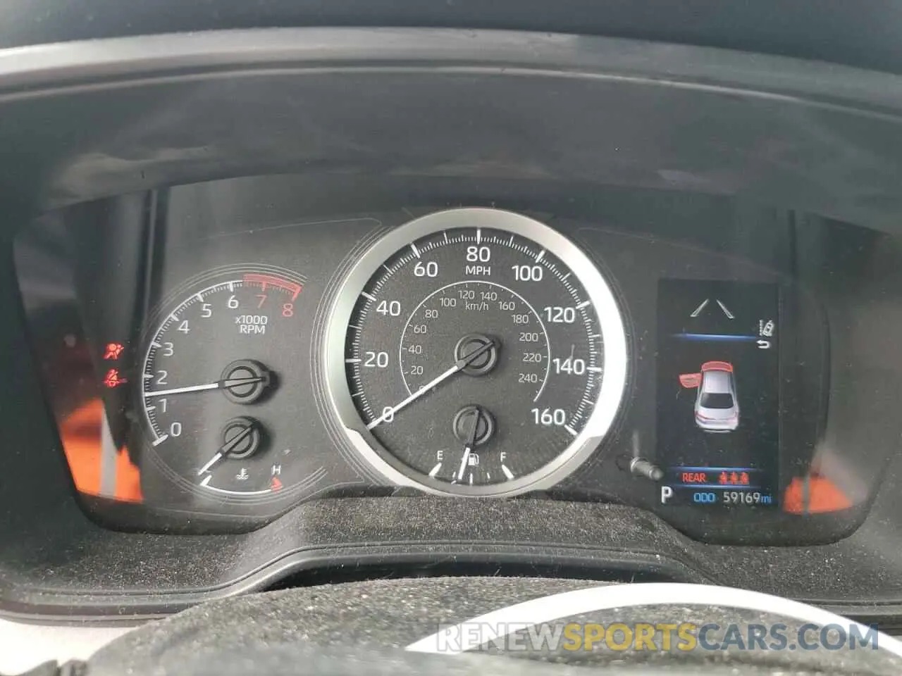 9 fotografías del automóvil dañado JTDEPRAE2LJ001617 TOYOTA COROLLA 2020