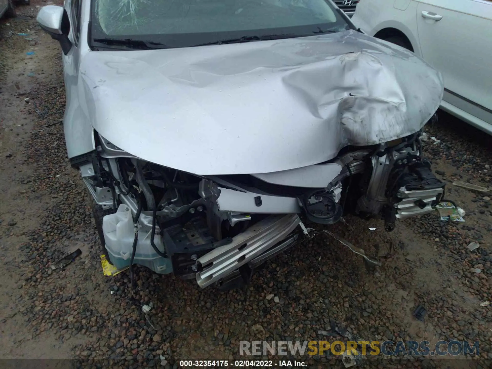 6 fotografías del automóvil dañado JTDEPRAE2LJ013301 TOYOTA COROLLA 2020