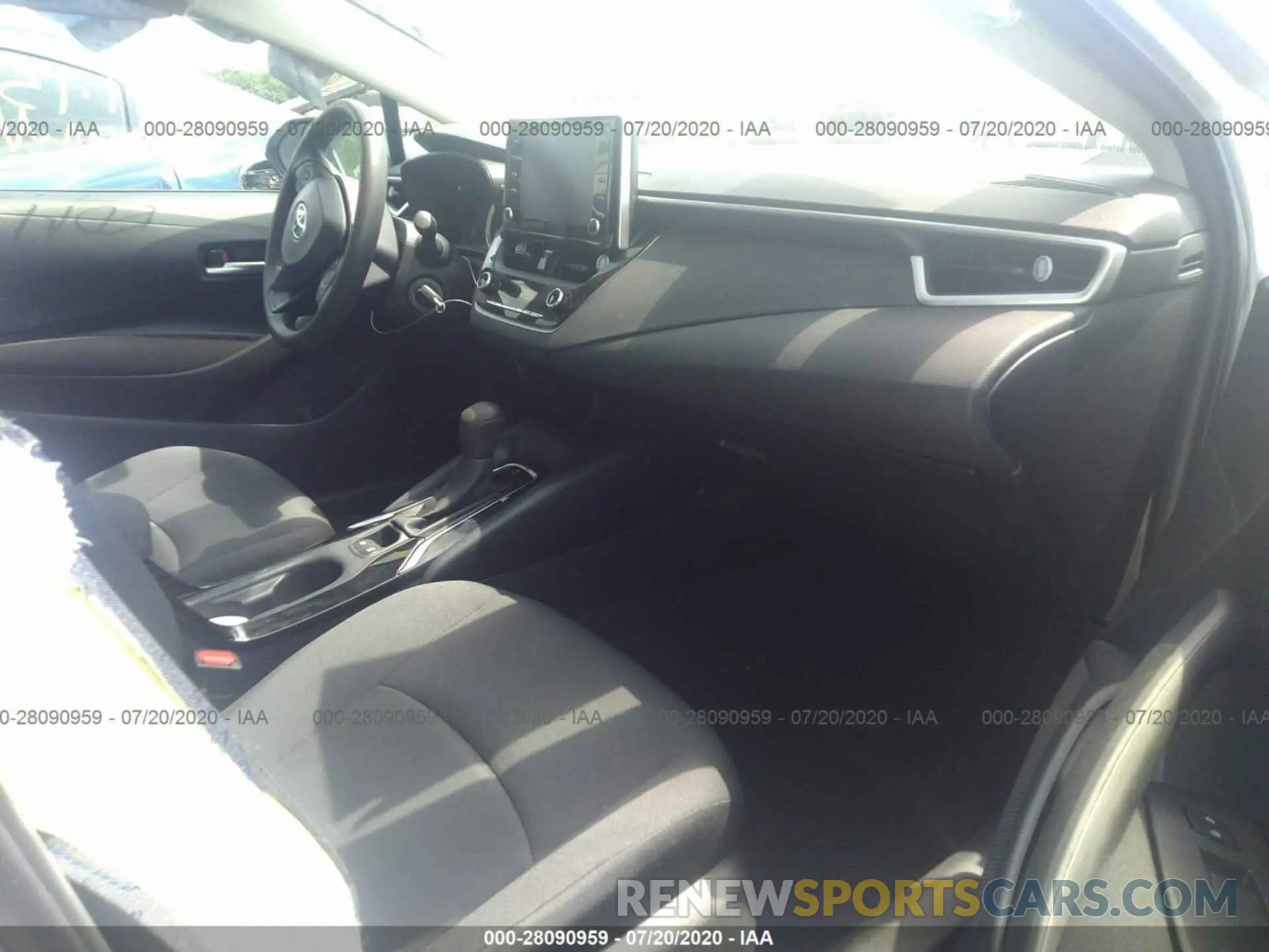 5 fotografías del automóvil dañado JTDEPRAE2LJ029434 TOYOTA COROLLA 2020