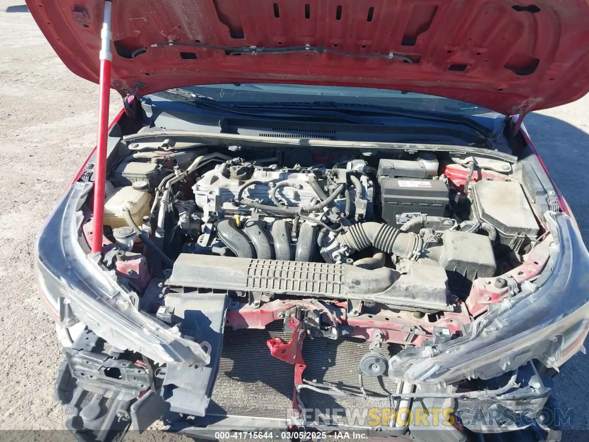 10 fotografías del automóvil dañado JTDEPRAE2LJ031023 TOYOTA COROLLA 2020