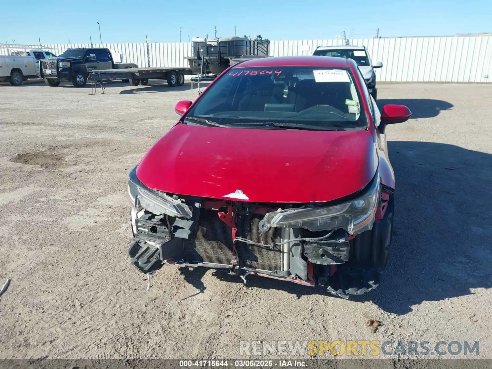 13 fotografías del automóvil dañado JTDEPRAE2LJ031023 TOYOTA COROLLA 2020