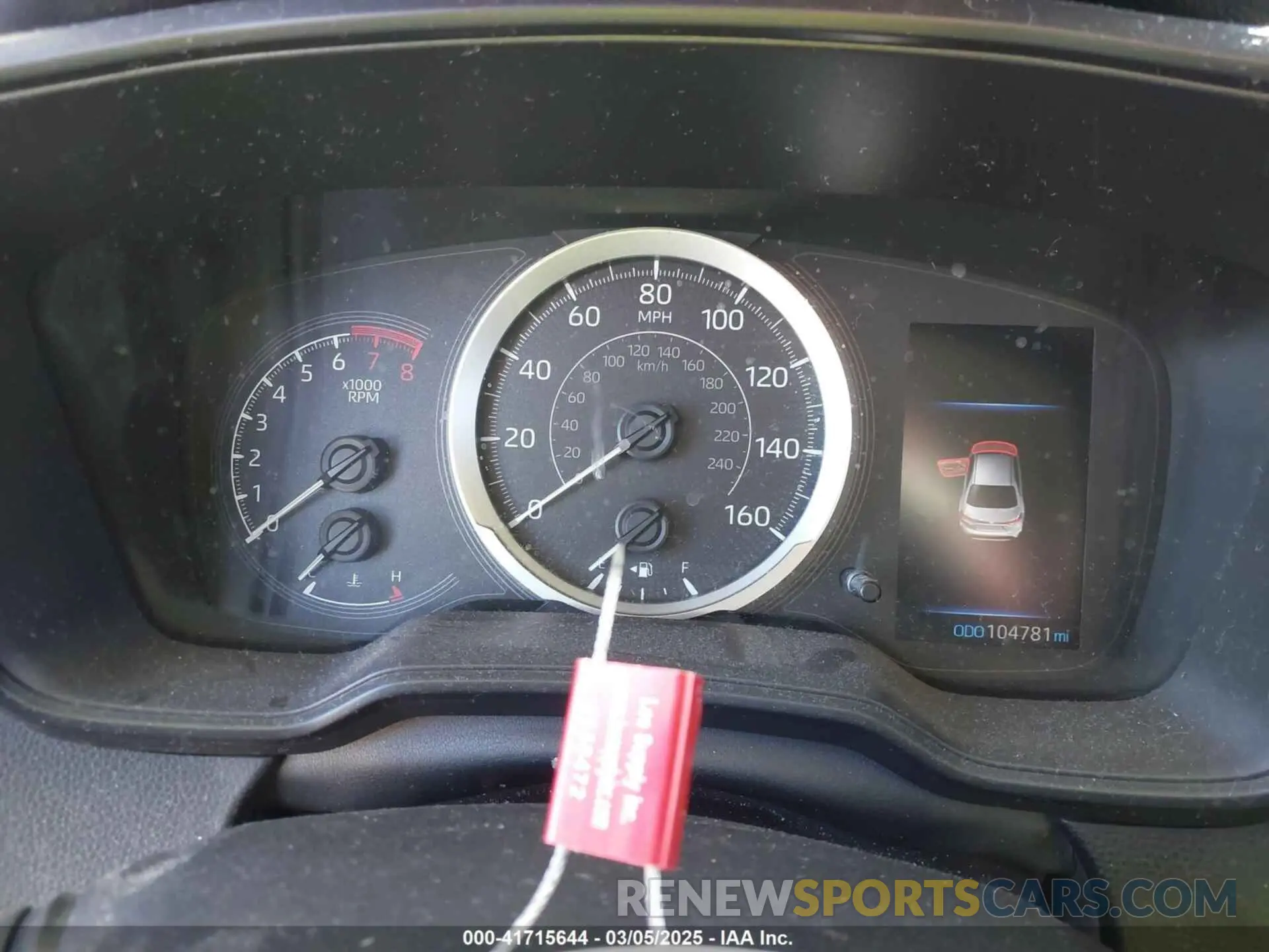 7 fotografías del automóvil dañado JTDEPRAE2LJ031023 TOYOTA COROLLA 2020