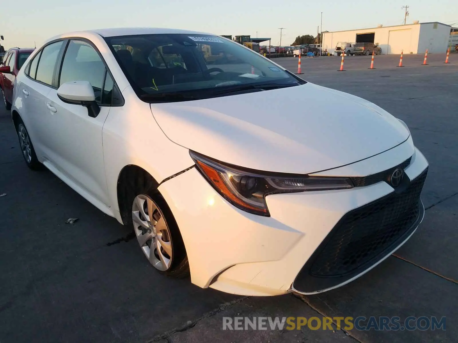 1 fotografías del automóvil dañado JTDEPRAE2LJ034875 TOYOTA COROLLA 2020