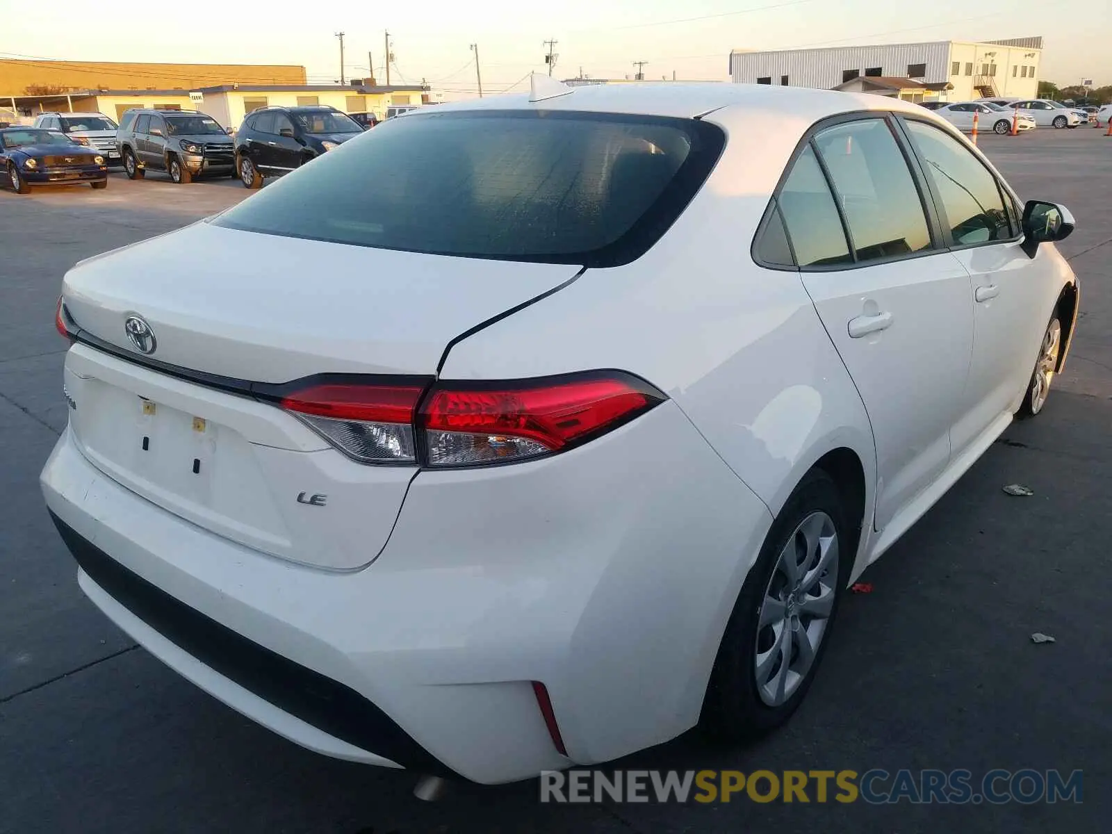 4 fotografías del automóvil dañado JTDEPRAE2LJ034875 TOYOTA COROLLA 2020