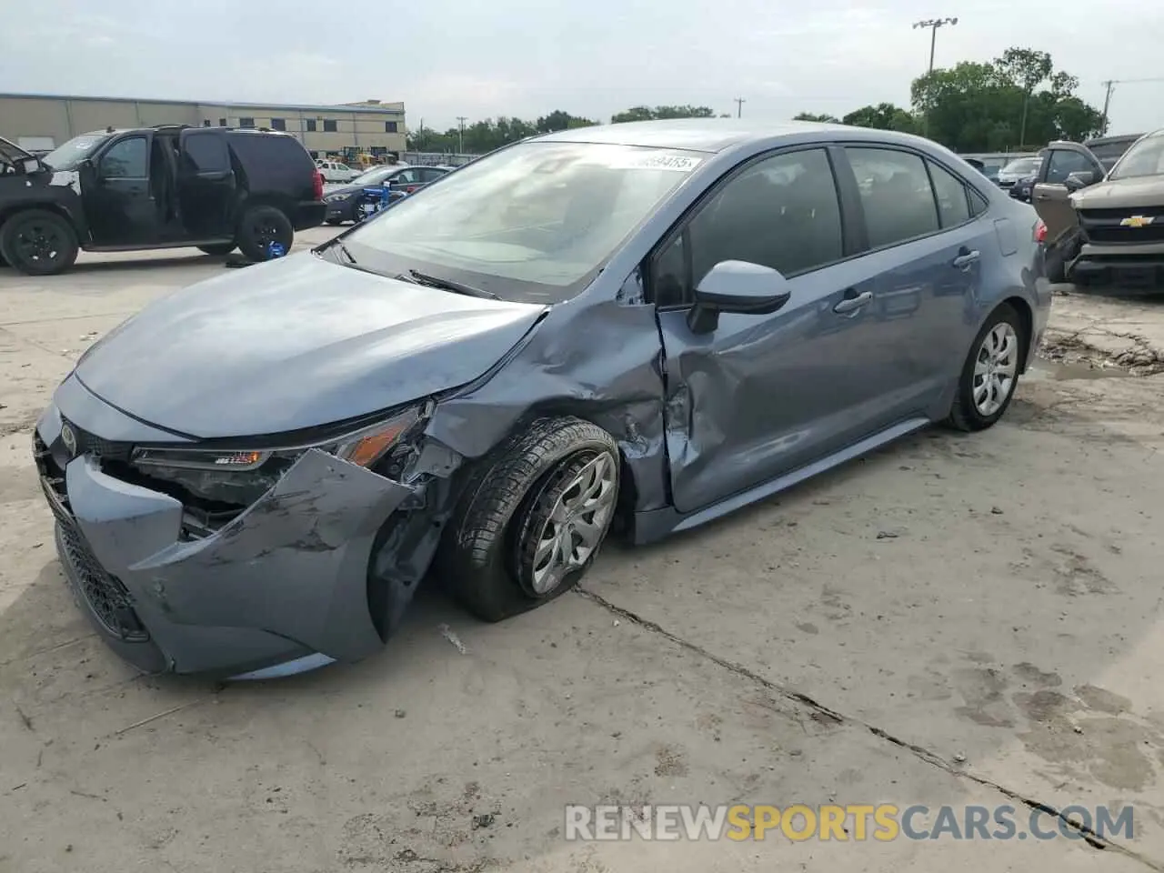 1 fotografías del automóvil dañado JTDEPRAE2LJ037260 TOYOTA COROLLA 2020
