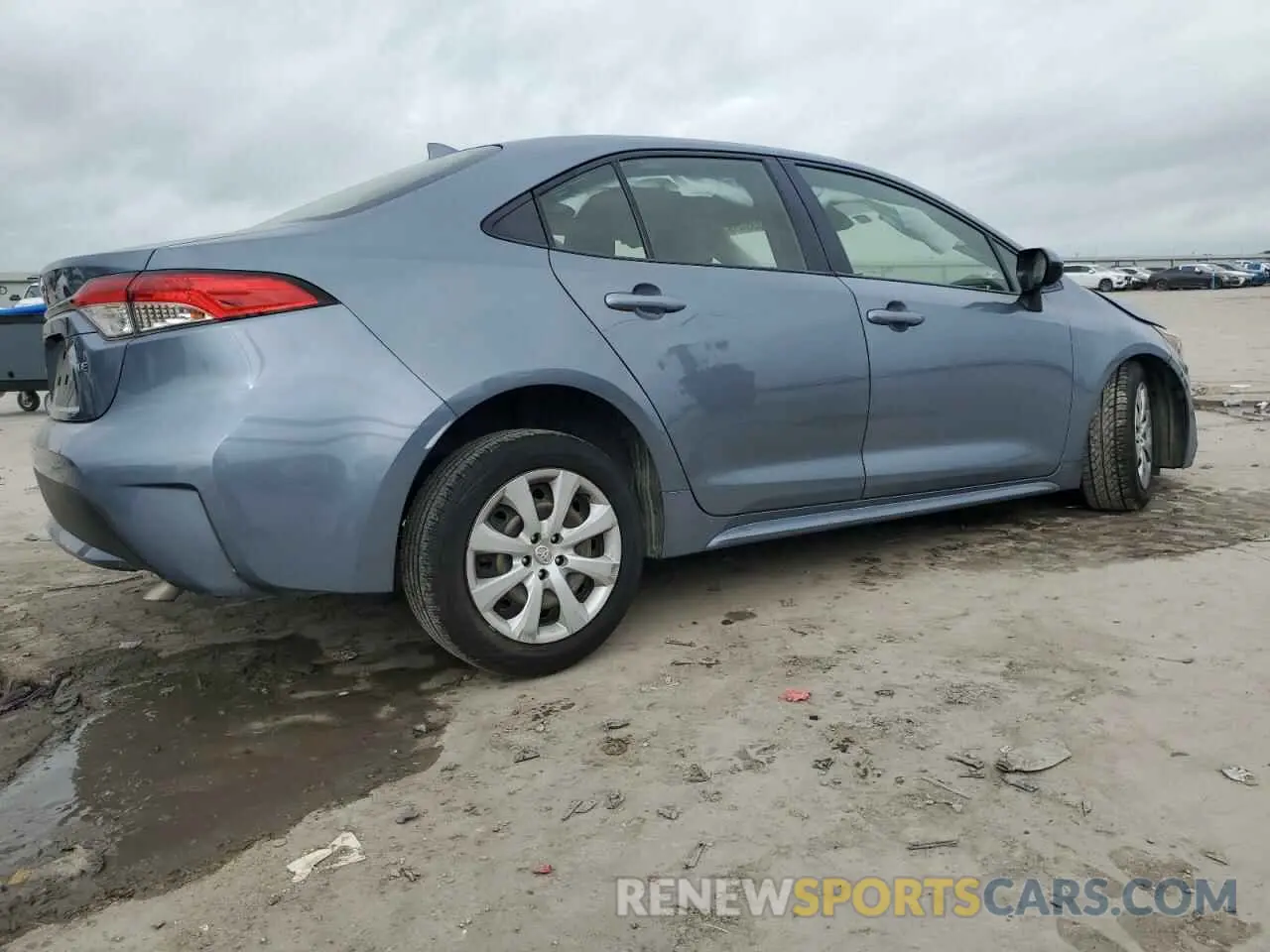 3 fotografías del automóvil dañado JTDEPRAE2LJ037260 TOYOTA COROLLA 2020