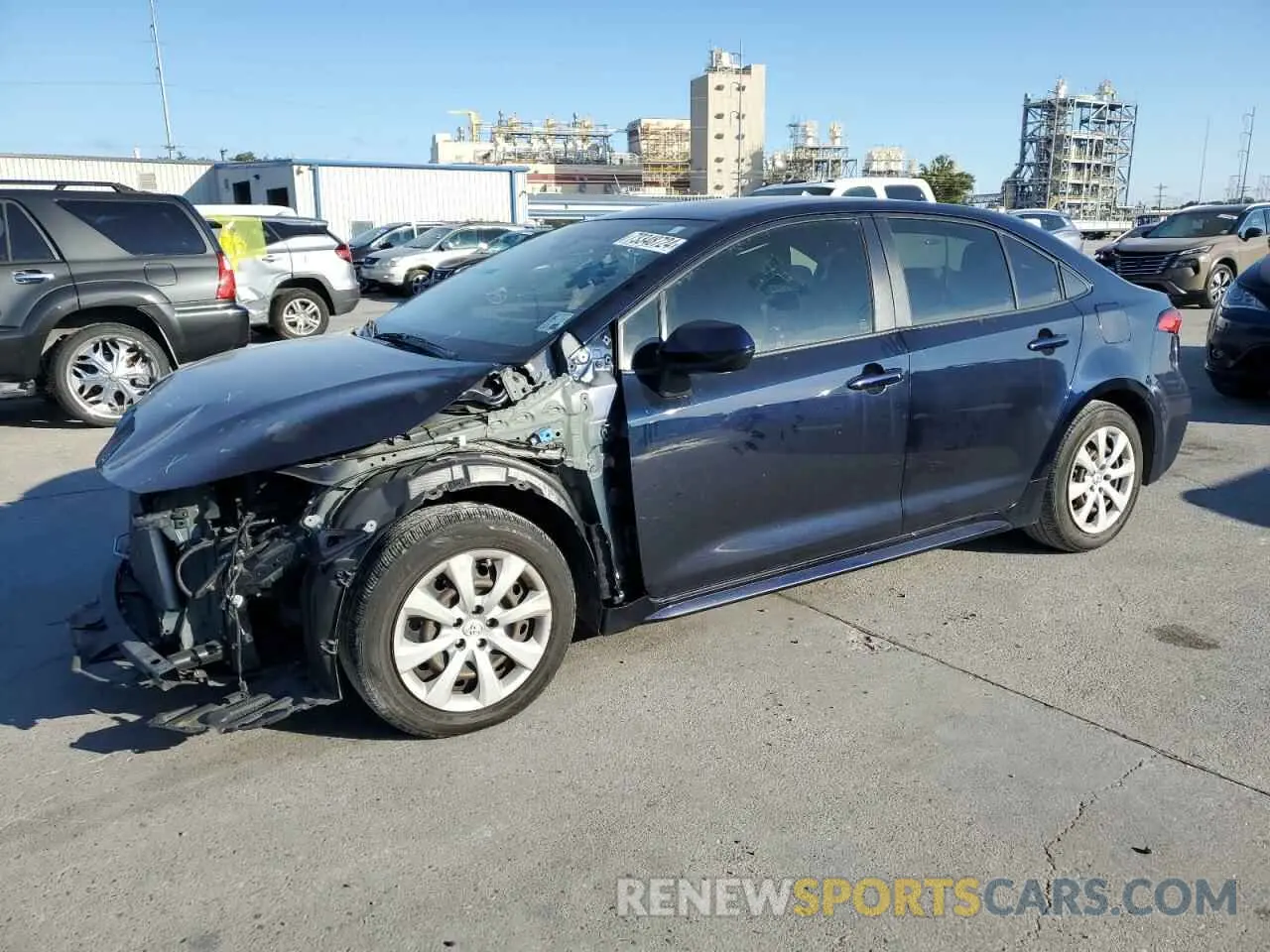 1 fotografías del automóvil dañado JTDEPRAE2LJ038862 TOYOTA COROLLA 2020