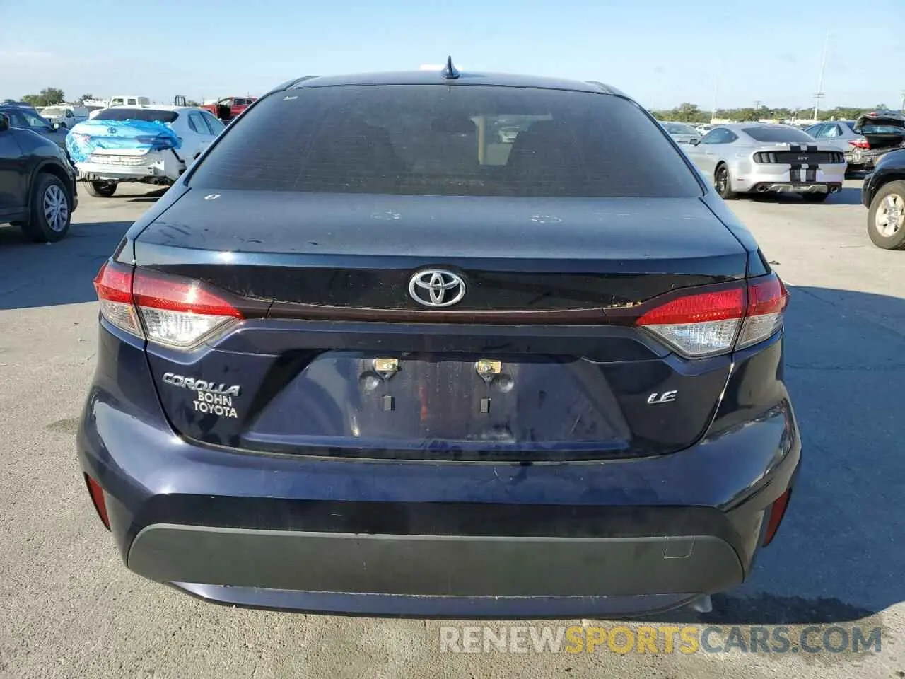 6 fotografías del automóvil dañado JTDEPRAE2LJ038862 TOYOTA COROLLA 2020