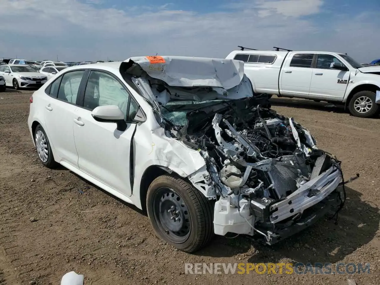 1 fotografías del automóvil dañado JTDEPRAE2LJ040028 TOYOTA COROLLA 2020