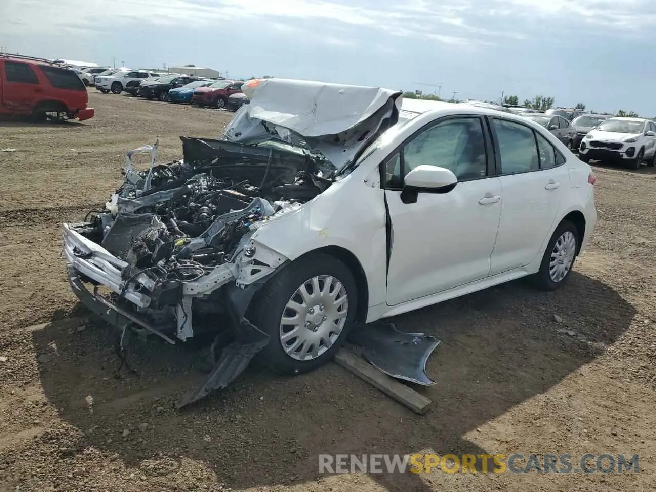 2 fotografías del automóvil dañado JTDEPRAE2LJ040028 TOYOTA COROLLA 2020