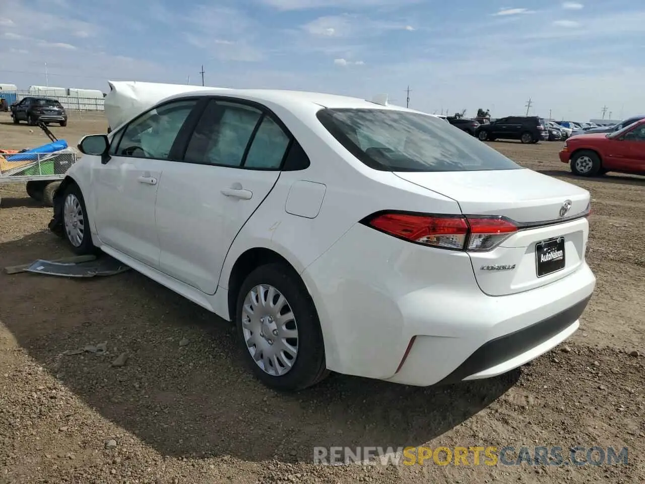 3 fotografías del automóvil dañado JTDEPRAE2LJ040028 TOYOTA COROLLA 2020