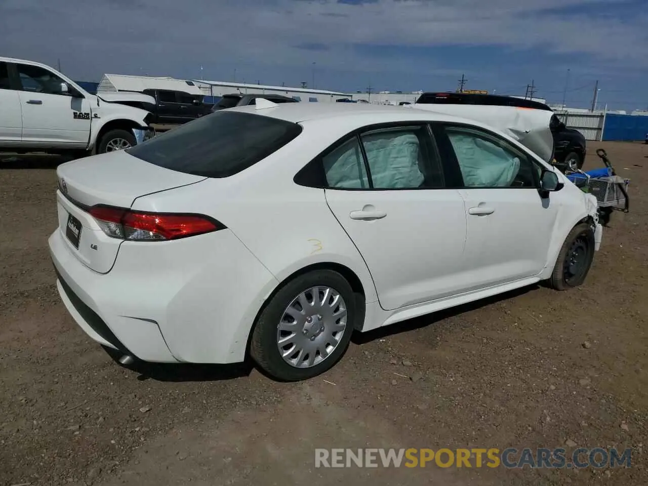 4 fotografías del automóvil dañado JTDEPRAE2LJ040028 TOYOTA COROLLA 2020