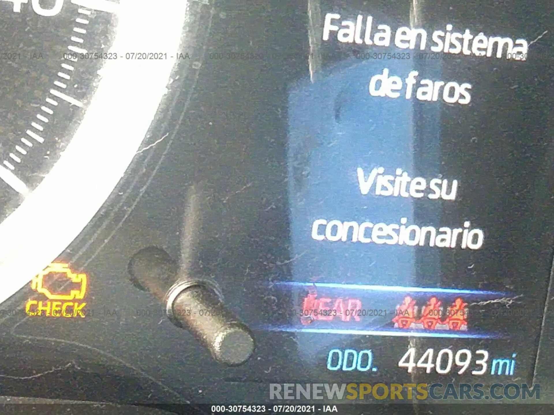 7 fotografías del automóvil dañado JTDEPRAE2LJ041857 TOYOTA COROLLA 2020