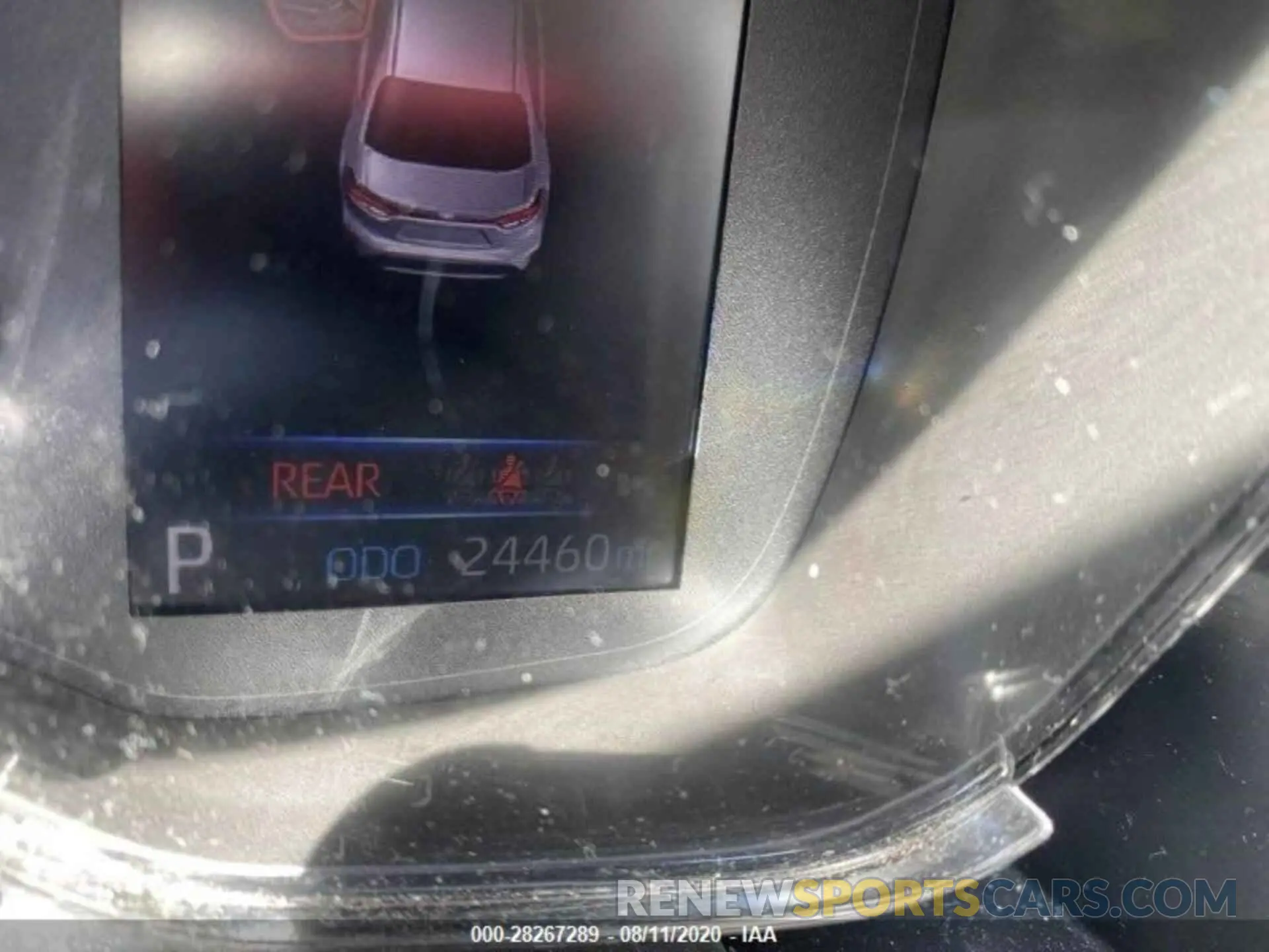 10 fotografías del automóvil dañado JTDEPRAE2LJ041938 TOYOTA COROLLA 2020