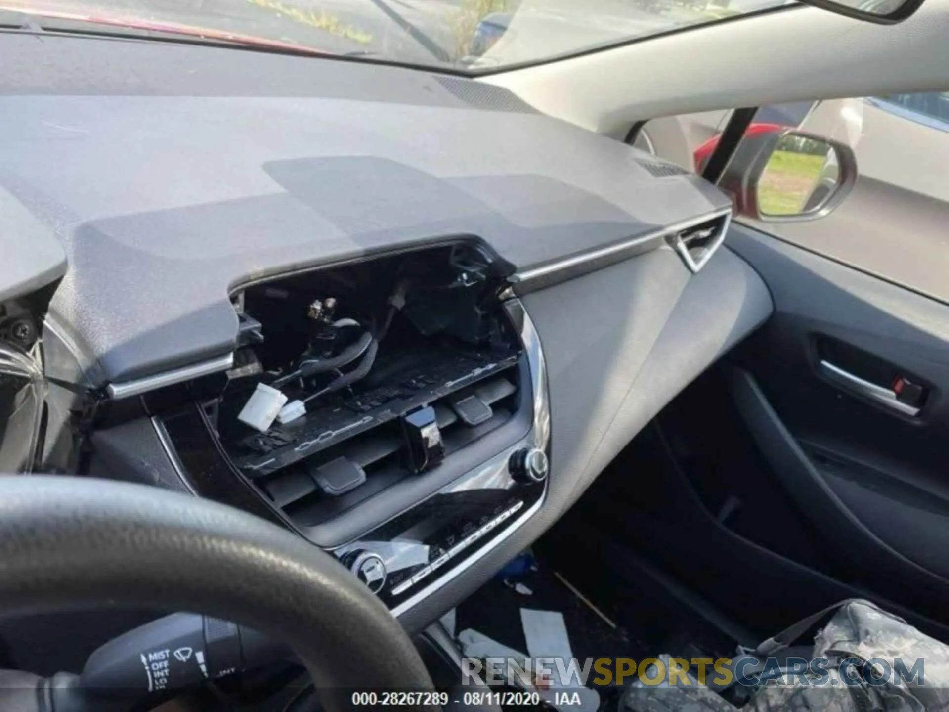 4 fotografías del automóvil dañado JTDEPRAE2LJ041938 TOYOTA COROLLA 2020