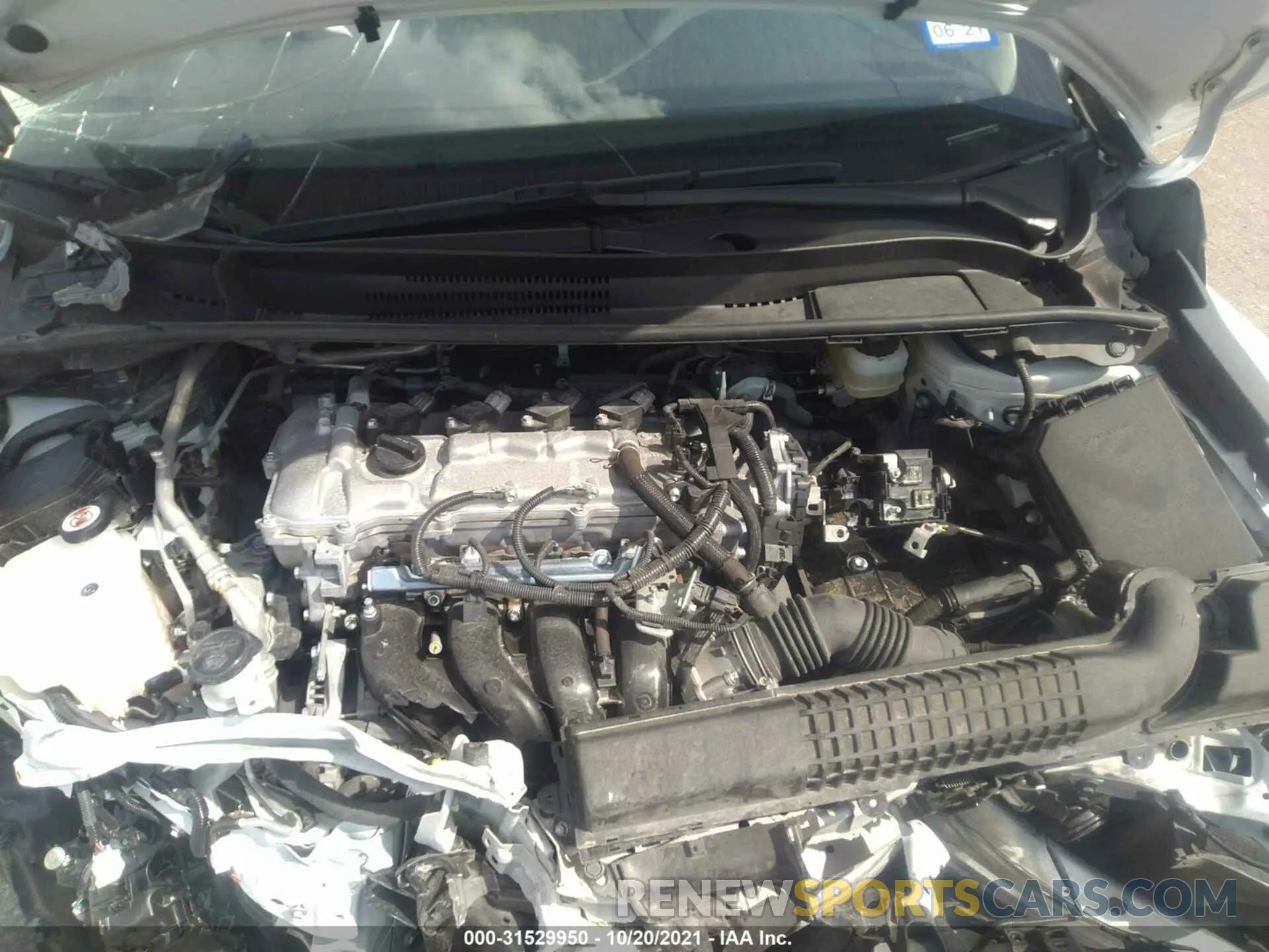 10 fotografías del automóvil dañado JTDEPRAE2LJ043611 TOYOTA COROLLA 2020
