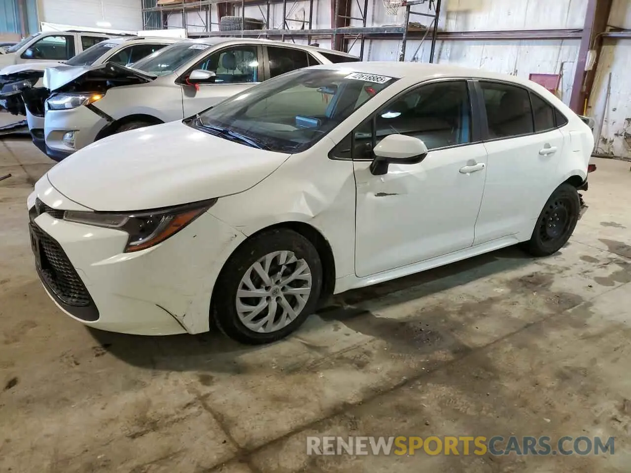 1 fotografías del automóvil dañado JTDEPRAE2LJ048632 TOYOTA COROLLA 2020